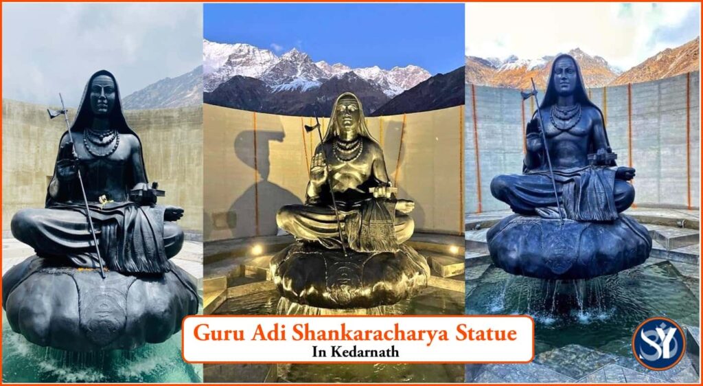 Guru Adi Shankaracharya Statue in Kedarnath