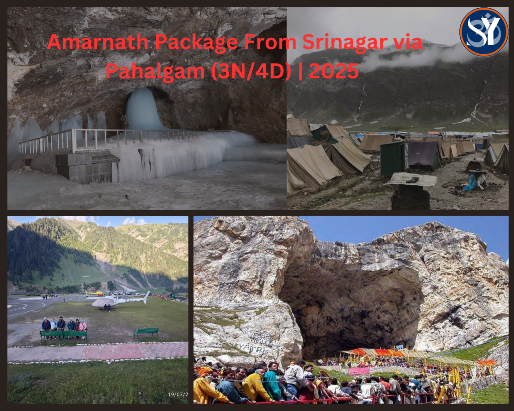 Amarnath Package From Srinagar via Pahalgam