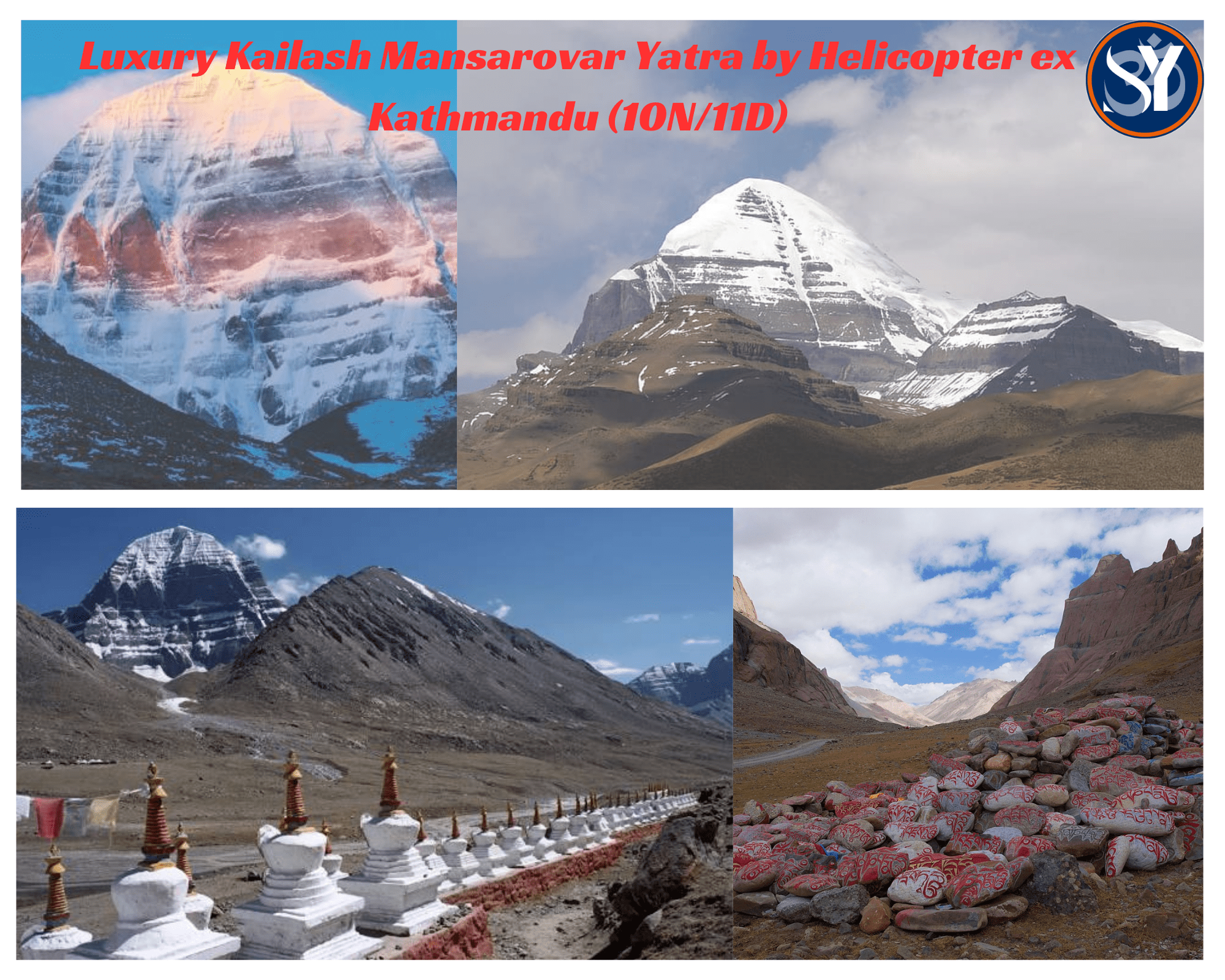 Luxury Kailash Mansarovar Yatra by Helicopter ex Kathmandu