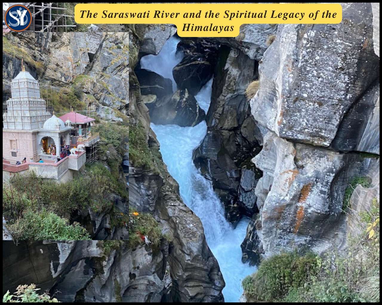 These images not only capture the natural beauty of the Saraswati River but also underscore its spiritual significance, making it a must-visit destination on the Luxury Char Dham Yatra.