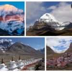 Mount Kailash and Mansarovar Lake view with the Su-Yatra logo, representing the Luxury Kailash Mansarovar Yatra experience.