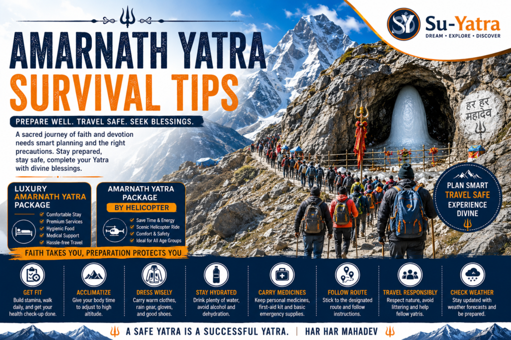 Amarnath Yatra Survival Tips