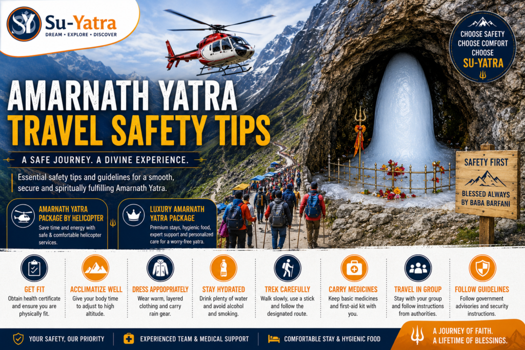 Amarnath Yatra travel safety tips